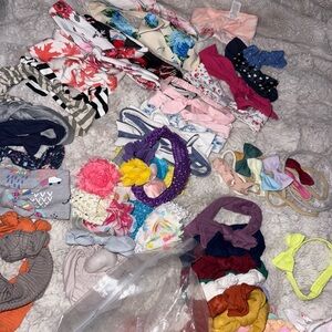 Mud Pie and other brands 40pcs Vibrant baby girl Hair Accessory headbands lot